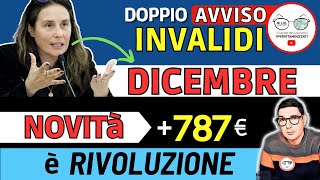 🔴 INVALIDI PARZIALI e TOTALI NOVITÀ DICEMBRE ➡ PENSIONE AUMENTI IMPORTI DECRETI BONUS TREDICESIMA [upl. by Cerell]