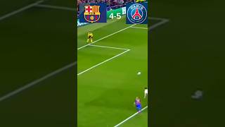 Barca vs PSG 65 greatest comeback of UCL history footballshort [upl. by Airbma]