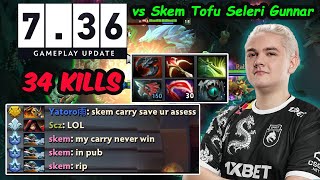 Yatoro 736 Clinkz Carry New Patch vs Skem Tofu Seleri Server EU PROS STACKED Dota 2 [upl. by Bleier]