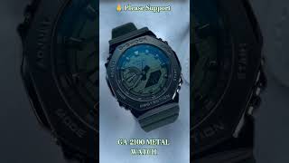 Casio GShock GA 2100 Metal Watch gshock watch casio shortsvideo [upl. by Lemrac]