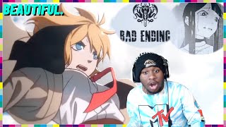 THIS WAS BEAUTIFUL WOW  Myths Bad Ending REACTION Holomyth vs Ina [upl. by Ocinemod]