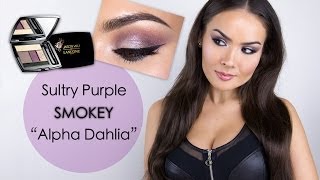 quotSultry Purplequot Smokey Eye with Alpha Dahlia [upl. by Sedicla]