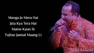 Ajj Din Chadheya Full Song with Lyrics Rahat Fateh Ali Khan Saif Ali Khan Deepika Padukone [upl. by Acenes]