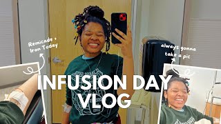 remicade  iron infusion vlog  crohns disease treatment [upl. by Sej811]