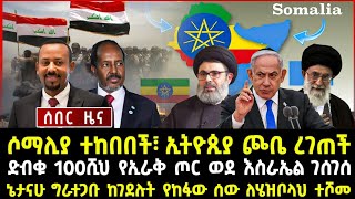 ሰበር  ኢትዮጲያ ጮቤ ረገጠች ድብቁ 100ሺህ የኢራቅ ጦር ወደ እስራኤል ገሰገሰ [upl. by Oiziruam]