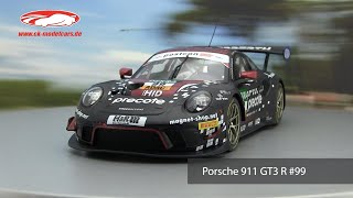 ckmodelcarsvideo Porsche 911 GT3 R 99 ADAC GT Masters 2021 Precote Herberth Motorsport 118 Ixo [upl. by Retsehc51]