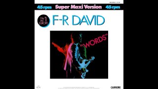 FR David – Words Original Remixes 1736 [upl. by Nwahsaj878]