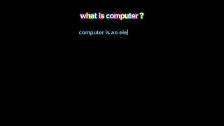 What is computer full definition please like and subscribe my channel [upl. by Adlar]