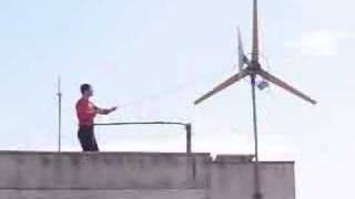 Soleto wind turbine with cars alternator [upl. by Fasa]