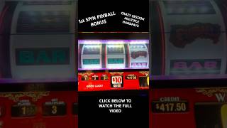 30SPIN PINBALL BONUS ON THE FIRST SPIN slots casino gambling [upl. by Ahseen]