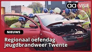 Regionaal oefendag jeugdbrandweer Twente [upl. by Jamnis]