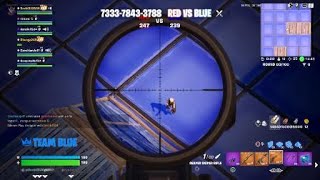 fortnite red vs blue 2 snipy [upl. by Euqirat]