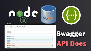 Node ExpressJS MySQL  Automatically Generating Swagger API Docs [upl. by Adranoel]