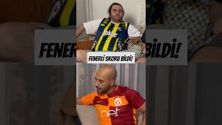 Fanatik Fenerbahçelinin maç öncesi derbi tahmini elinde patladı maçözeti galatasaray özet fener [upl. by Mcwherter]