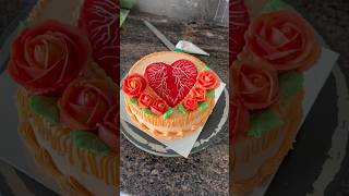 Orange cakecakedesign buttercream [upl. by Maggy]