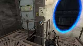 Portal 2 walkthrough HD  chapter 6 The Fall [upl. by Terag]