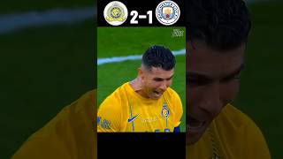 Al Nassr vs Man City Penalty Shootout 2024 Imaginary Ronaldo vs Haaland youtube football shorts [upl. by Devona]