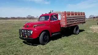 1949 Ford Model F6 Grain Truck [upl. by Gaelan467]