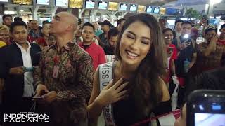 HEBOH SEND OFF FREDERIKA CULL GOES TO MISS UNIVERSE 2019  ATLANTA [upl. by Urdna]