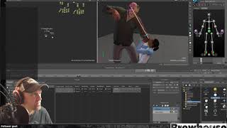 Motionbuilder Tutorial  16  Fatality Character Interaction Part 1 [upl. by Bouchier]