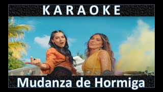 Mudanza de Hormiga  Maria Leon  Gloria Trevi Karaoke [upl. by Lua889]