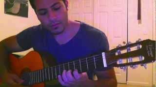 AFGHAN GUITAR TUTORIAL 4 MAN MERAM AZIN SHAR [upl. by Rock]