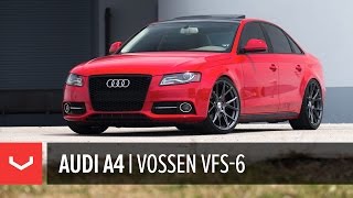 Audi A4  All New Vossen VFS6 Utilizing Flow Forming Technology [upl. by Glynas]