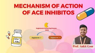 Mechanism of action of ACE inhibitors Antihypertensive drugs  pharmacology BP503 [upl. by Arahsal]