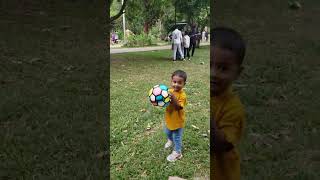 Kids Football at Ramana Park shorts youtubeshorts ramnapark [upl. by Otrebor]