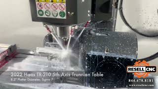 2022 Haas TR210 5th Axis Trunnion Table [upl. by Jean-Claude]