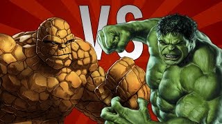 HULK vs LA COSA  Keyblade Ft Zetaeme  Epicas batallas del Rap del frikismo [upl. by Assilev903]