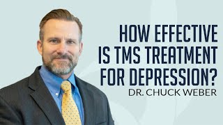 How Effective is TMS Therapy for Depression Dr Weber podcast mentalhealth tms mentallyrelief [upl. by Wincer]