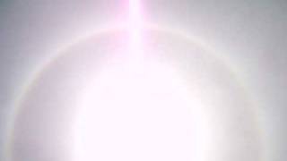 Strange halo ring around the sun in Argentina Chemtrails [upl. by Aerdnas]