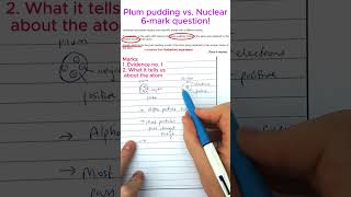 Plum pudding vs Nuclear model  GCSE Physics [upl. by Yenobe]