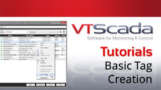 VTScada 11X Tutorials  Basic Tag Creation [upl. by Moses373]