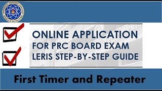 How to apply for Board Examination in the PRC for First Timer and Repeaters [upl. by Deb]