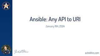 Ansible Any API to URI [upl. by Hairaza]