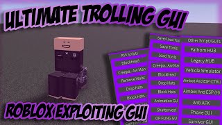 ✔️ Ultimate Trolling GUi ✔️ ROBLOX EXPLOIT  Script ✔️ [upl. by Elodea]