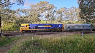 1MA8 AFL Overland races through Mount Barker Junction with NR122 [upl. by Yanat196]