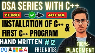 Installation of Vs Code  How to Install C  First C Program  code hacker [upl. by Gaultiero]