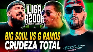 🚓 BIG SOUL SIN PIEDAD 🚨  PIEZAS REACCIONA A BIG SOUL VS GUSTAVO RAMOS  LIGA BAZOOKA 2023 JORNADA 6 [upl. by Ynnavoj]