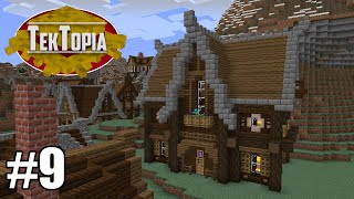 TekTopia 9  18 Person Home Minecraft Villager Mod [upl. by Michell187]