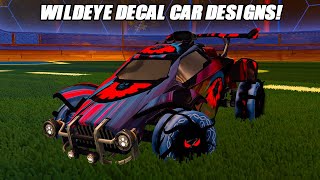 Wildeye Decal Car Designs  Rocket League Car Designs [upl. by Ayitahs]