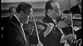 Yehudi Menuhin amp David Oistrakh  Bach Double Violin Concerto in D minor  BWV 1043  Vivace [upl. by Enyrb159]