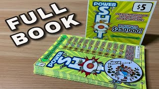 Virginia Lottery Full Book of 500000 PowerShot Scratch Tickets [upl. by Stoller]