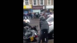 Youths trying to steal a moped in London [upl. by Vitoria]