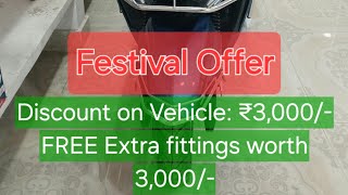 Festival offers on Electric scooter  AM EV Motors  Venu Motors  Thunder Electric scooter [upl. by Annej568]