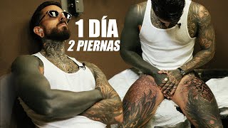 Mi TATUADOR ABANDONA el PROYECTO tras TATUARME las 2 PIERNAS [upl. by Barrie]