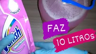 10 LITRÃO DE VANISH CASEIRO [upl. by Llerat]