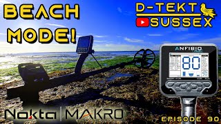 Beach Mode  Nokta Makro Anfibio Multi  Nokta Makro Sand Scoop  Metal Detecting  Episode 90 [upl. by Tnattirb]